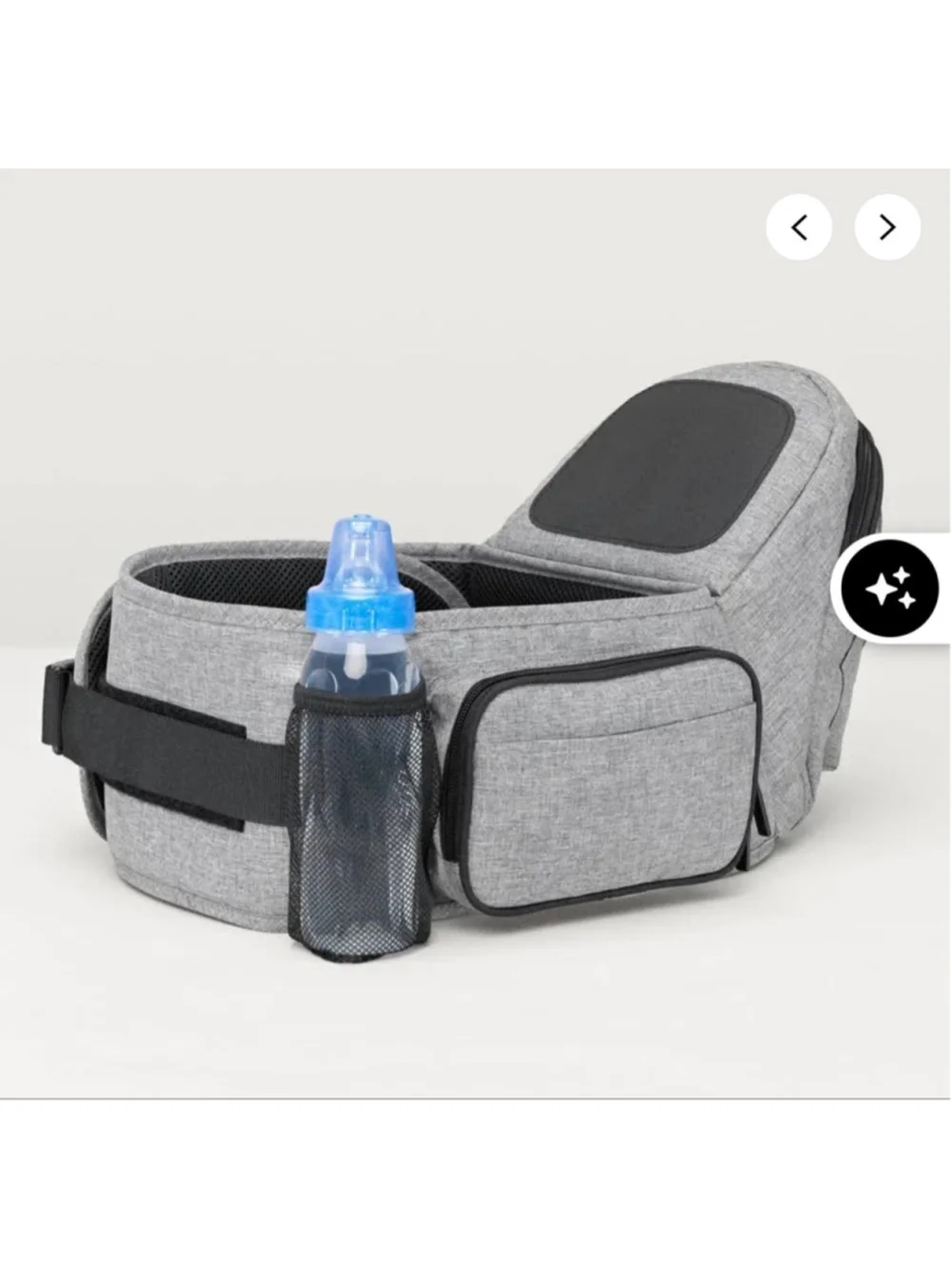 Women's Tushbaby Grey Baby Hip Carrier Bag One Size